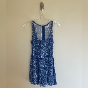 Urban Outfitters Blue Floral Mini Dress